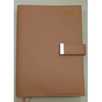 Щоденник датований «NUDE 2026» A5 на 336 сторінок з обкладинкою зі шкірзаму, кобальтовий, ТМ Buromax