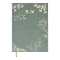Щоденник датований «FANTASTIC 2026» A5 на 336 сторінок з картонною обкладинкою, оливковий, ТМ Buromax