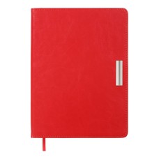Щоденник датований «SALERNOC 2026» A5 на 336 сторінок з обкладинкою зі шкірзаму, червоний, ТМ Buromax