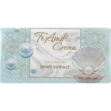 Крем-мило туалетне з екстрактом перлів тверде 125 г, ТМ Ti Amo Crema
