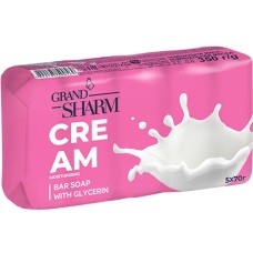 Мило «Зволожуючий крем» тверде 5х70 г, ТМ Grand Шарм