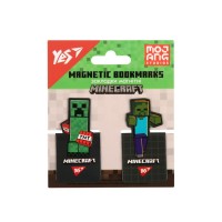 Закладинки для книг «Minecraft» магнітні, 2 шт у наборі, ТМ YES