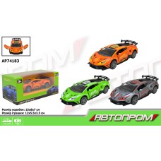 Машинка «Lamborghini Huracan» 1:32 з дверима що відкриваються, в асортименті, у коробці 15х8х7 см