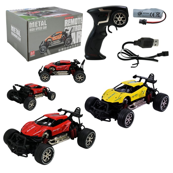 Машина на р/к на аккумуляторі, в асортименті, у коробці 22,9х16,8х13,2 см