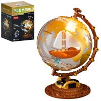 Конструктор «Глобус» 17,09 см на 124 деталі, у коробці 12х18,5х12 см, SLUBAN