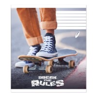 Зошит на 48 аркушів у лінію «Мікс», №0212, Пір`їнка