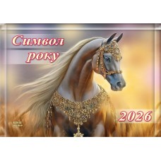 Календар квартальний «Символ року» 22,2х15,6 см супереконом