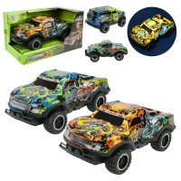 Машина «Джип» зі світлом та звуком, на батарейці, в асортименті, у коробці 18,5х11х10,5 см