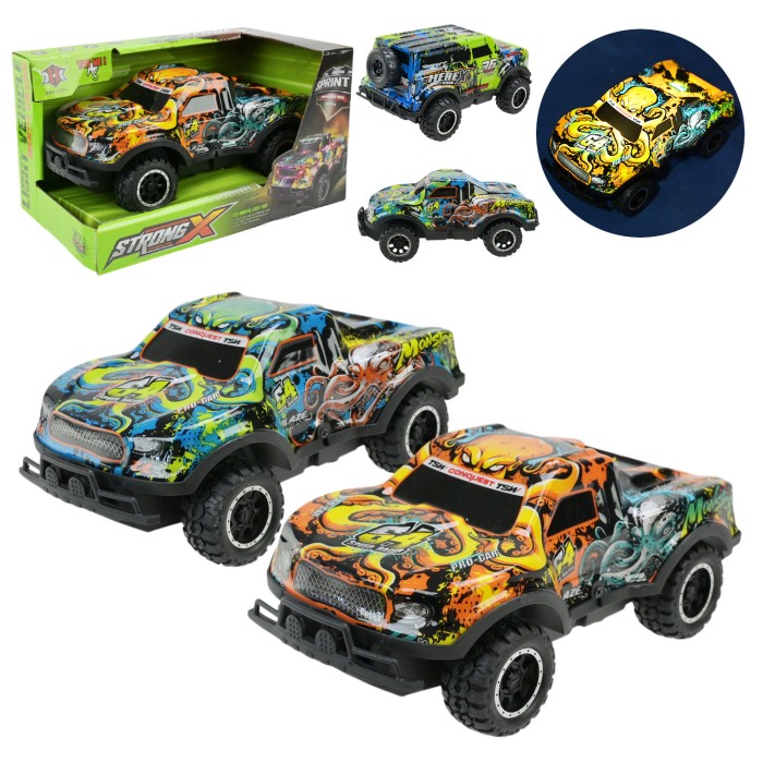 Машина «Джип» зі світлом та звуком, на батарейці, в асортименті, у коробці 18,5х11х10,5 см