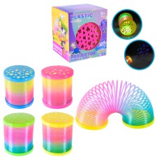 Пружинка «Веселка» на батарейці, в асортименті, у коробці 11х7 см