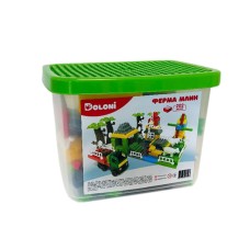 Конструктор «Ферма» на 202 деталі, у пластиковому боксі, ТМ Долоні