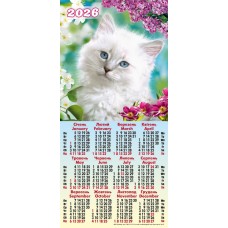 Календар третинка «Котик»