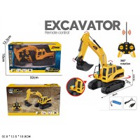 Екскаватор 26 см р/к на акумуляторі зі світлом, у коробці 32х18х12,5 см