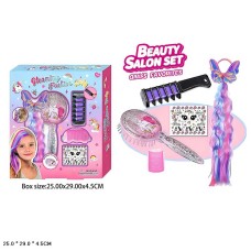 Дитяча косметика: прядки, гребінець та аксесуари, у коробці 25х29х4,5 см