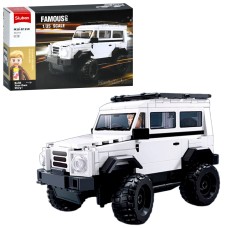 Конструктор «Джип» 1:35 на 332 деталі з фігуркою, у коробці 30х19х7 см, Sluban