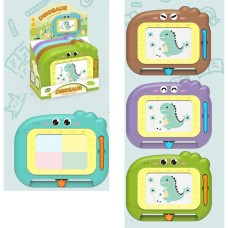 Дошка для малювання «Динозаврик» 23х19 см магнітна кольорова з паличкою, в асортименті, по 12 шт у дисплеї 24х20х21 см