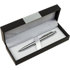 Ручка «UKRAINE» кулькова, сталевий корпус, ТМ CABINET