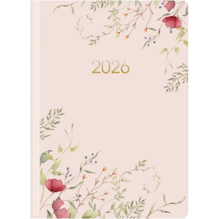 Щоденник датований «Персикова ніжність» А5 на 336 сторінок з картонною обкладинкою, ТМ Economix