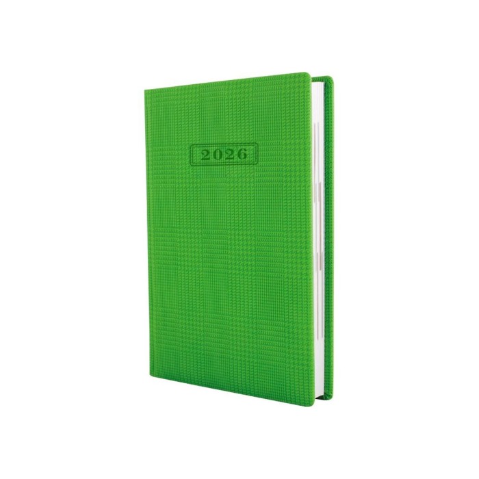 Щоденник датований «GLEN» А5 на 352 сторінок з обкладинкою зі шкірзаму, зелений, ТМ Optima