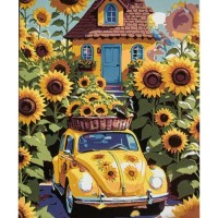 Картина за номерами «Ранок в селі» 30х40 см, ТМ Strateg