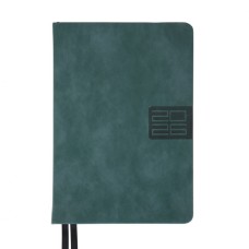 Щоденник датований «Persona» А5 на 368 аркушів з обкладинкою зі шкірзаму, смарагдовий, Leo Planner