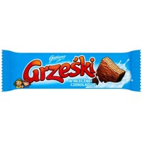 Вафлі «Grzeski» у молочному шоколаді 36 г