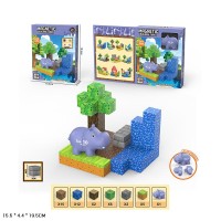 Конструктор магнітний «Країна іграшок. Бегемотик» на 43 деталі, у коробці 15,5х4,4х19,5 см