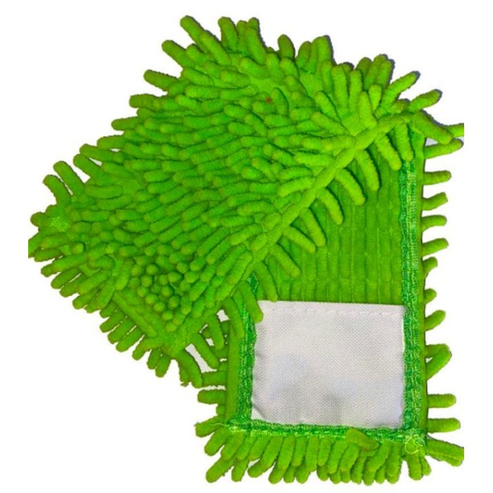 Змінна насадка для швабри «1000 пальців» з мікрофібри, зелена