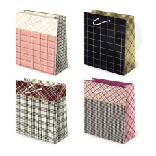 Пакет паперовий 31х42х12 см з тисненням фольгою, в асортименті, TM Buromax