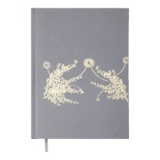 Щоденник недатований «ONLY» A5 на 336 арушів з картонною обкладинкою, сірий, ТМ Buromax