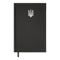 Щоденник недатований «AIRY» A5 на 336 арушів з обкладинкою зі шкірзаму, чорний, ТМ Buromax