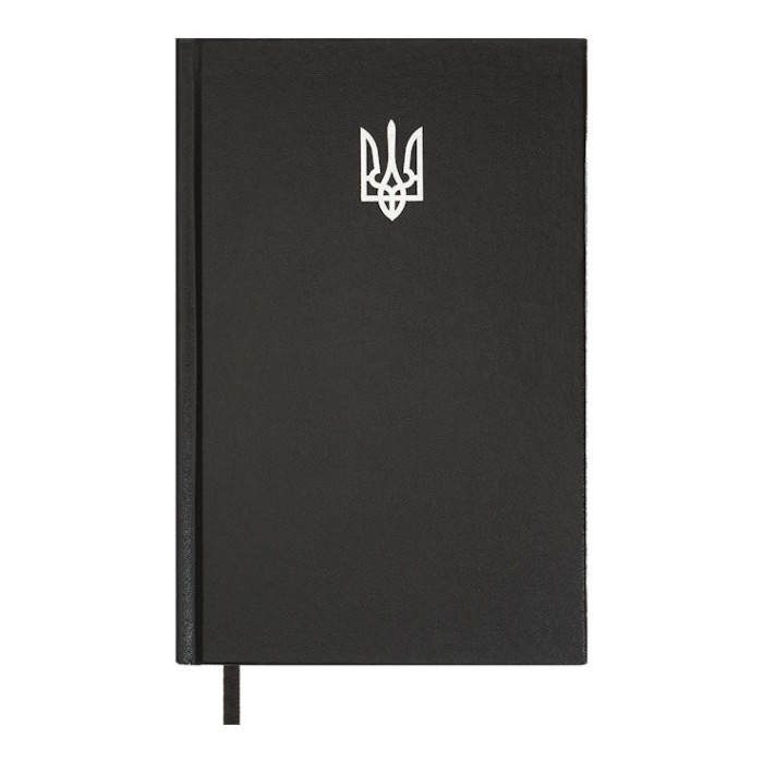 Щоденник недатований «AIRY» A5 на 336 арушів з обкладинкою зі шкірзаму, чорний, ТМ Buromax