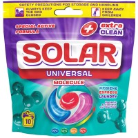 Капсули для прання «Universal MOLECULE» універсальні, 10 шт., ТМ SOLAR