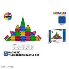 Конструктор магнітний на 23 деталі, у коробці 23,5х4,5х17 см