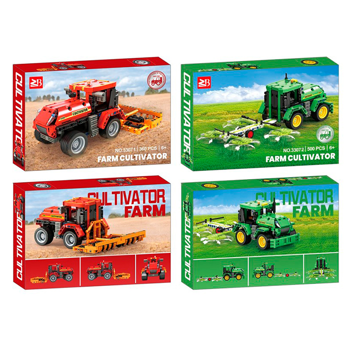 Конструктор «Сільгосптехніка» від 471 деталей, в асортименті, у коробці 38х26х8 см