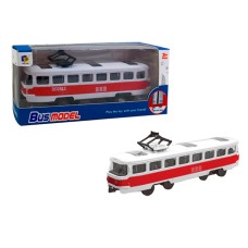 Трамвай 17 см інерційний з дверима що відчиняються, в асортименті, у коробці 18х7х4,5 см