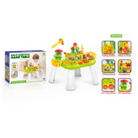 Центр розвивальний музичний зі столиком 31х31х21 см, магнітною рибалкою, магнітною грою та рухомими деталями, на батарейці, у коробці 39х30,5х9,5 см