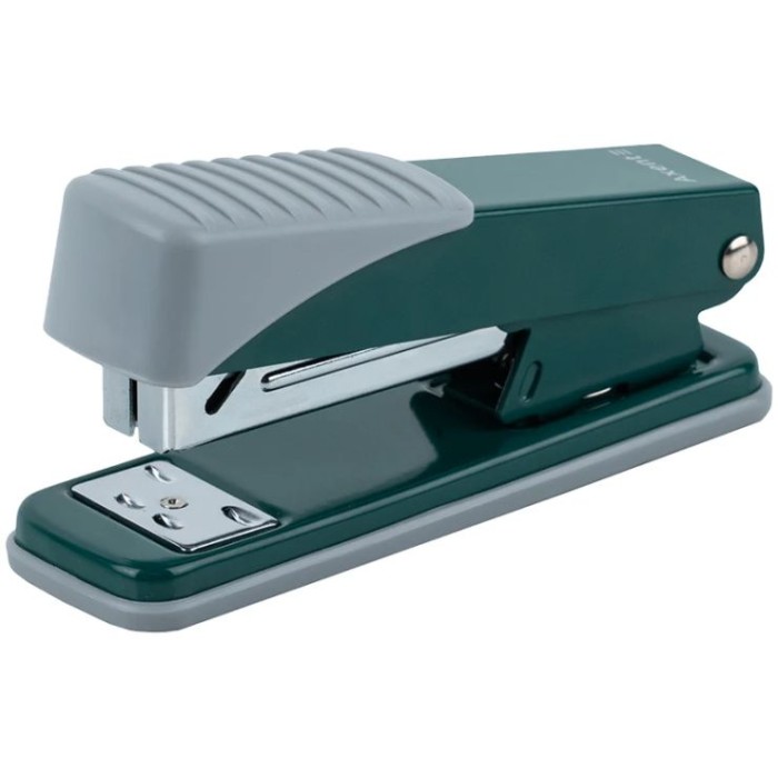 Степлер «Exakt-2» металевий до 25 аркушів зелений під скобу № 24/6, ТМ Axent