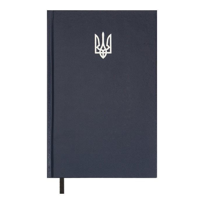 Щоденник недатований «AIRY» A5 на 336 стрінок з обкладинкою зі шкірзаму, синій, ТМ Buromax