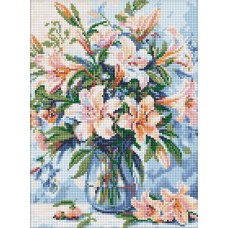 Набір з алмазною мозаїкою «Квіткова поема» 30х40 см, ТМ Ідейка