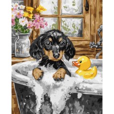 Картина за номерами «День купання» 40х50 см, ТМ Ідейка