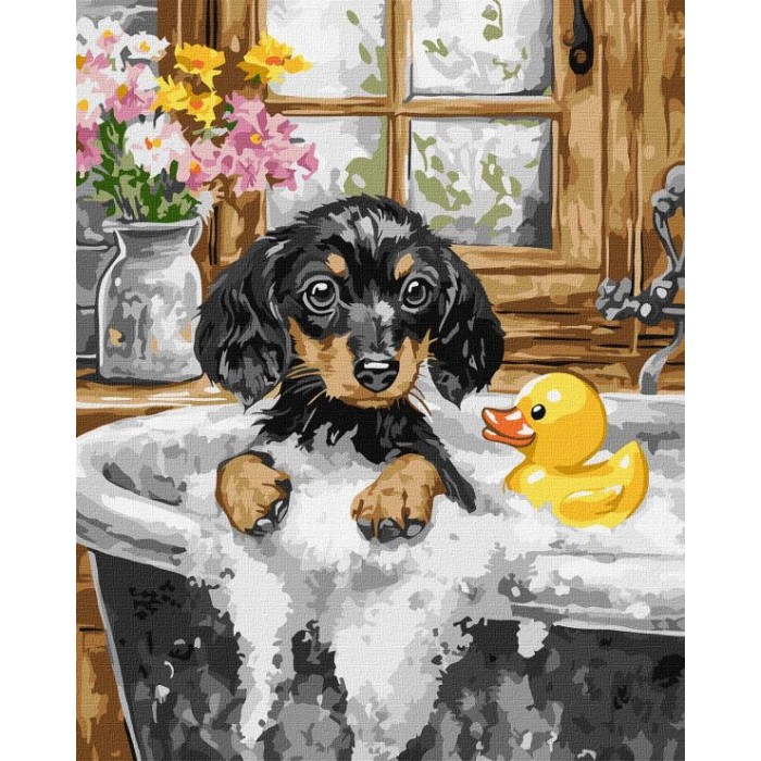 Картина за номерами «День купання» 40х50 см, ТМ Ідейка