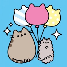 Картина за номерами «Пушин. Повітряні кулі» 25х25 см, ТМ SANTI