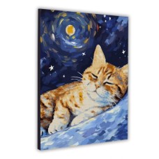 Картина за номерами з алмазною мозаїкою «Солодкий сон» 40х50 см, ТМ SANTI