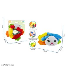 Брязкальце-браслет 15х5,5х15 см м'яке, на планшетці 16х5,5х17 см