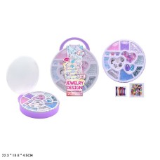 Набір для створення прикрас: бісер, намистини, нитки, у коробці 22,3х18,8х4,5 см