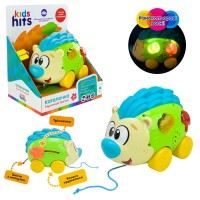 Каталочка «Їжачок» музична з українською озвучкою, на батарейці, у коробці 20х14х23 см.