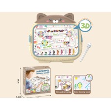 Магнітна дошка 28х26,5х3,5 см з лабіринтом та грою з паличкою, у коробці 29х29х5 см