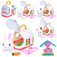 Тваринка 16 см в переносці зі звуком та рухомими деталями, на батарейці, в асортименті, у пакеті 21х17х16 см