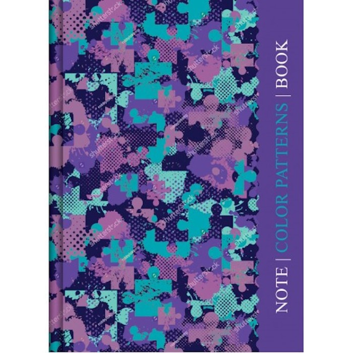 Канцелярська книга «GRAPHIC ARTS» А4 на 176 аркуші у клітку з кортонною обкладинкою, в асортименті, ТМ Рюкзачок